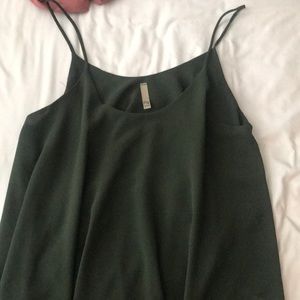 Green blouse